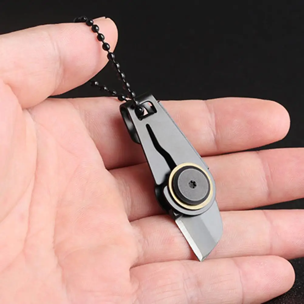 

Pocket Cutter Portable Sharp Anti-rust Stainless Steel Zipper Shape Keychain Camping Cutter Outdoor Supplies