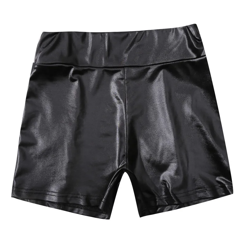 Sexy Nachtclub Leder Shorts Frauen Hohe Taille Stretch Push-Up Schwarz Kurze Leder Hosen Sport Fitness Weibliche Sexy Dünne Shorts – Detail 10
