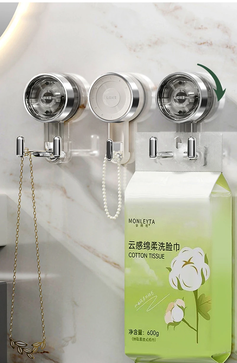 Bathroom Suction Cup Hooks Image 1