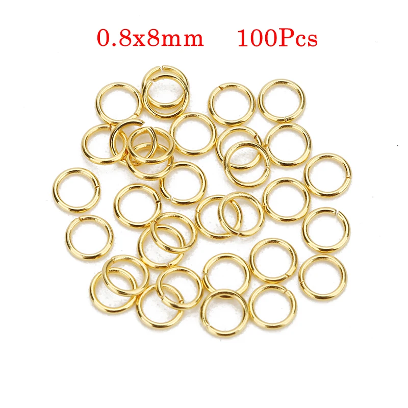 Set 1000 Anelli Aperti In Acciaio Inox 304 Per Gioielli Fai Da Te - Misure Assortite Da 4 A 10 Mm, In Scatola Organizer - 5