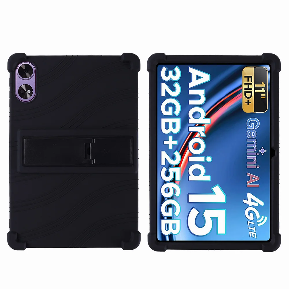 Funda De Silicona Para Tableta DOOGEE U10 10.1 Pulgadas - Con Soporte Ajustable Y Protección Anticaídas