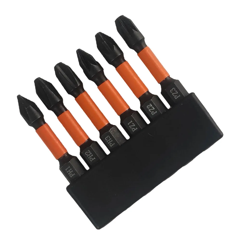 

50mm 1/4 Hex Drill Bit Magnetic Torx Screwdriver Bits Set PH1 PH 2PH3 PZ1-PZ3 Cross With Storage Bar Hadn Tools