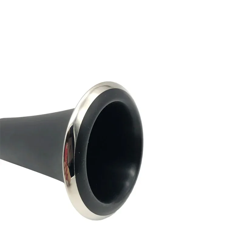 Bb Clarinet Bell with Alloy & Ebonite Construction-Anti-Crack, Anti-Shock Design with External Copper Band, Premium Accessory