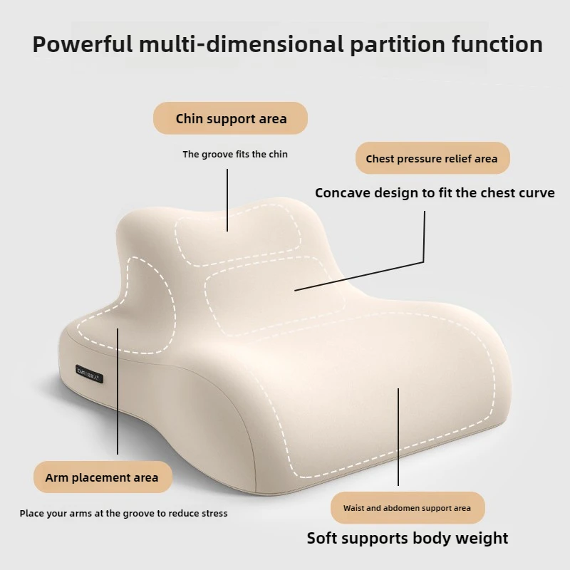Bed prone pillow, multifunctional pillow for prone beds, mobile phone prone pillow for playing 3