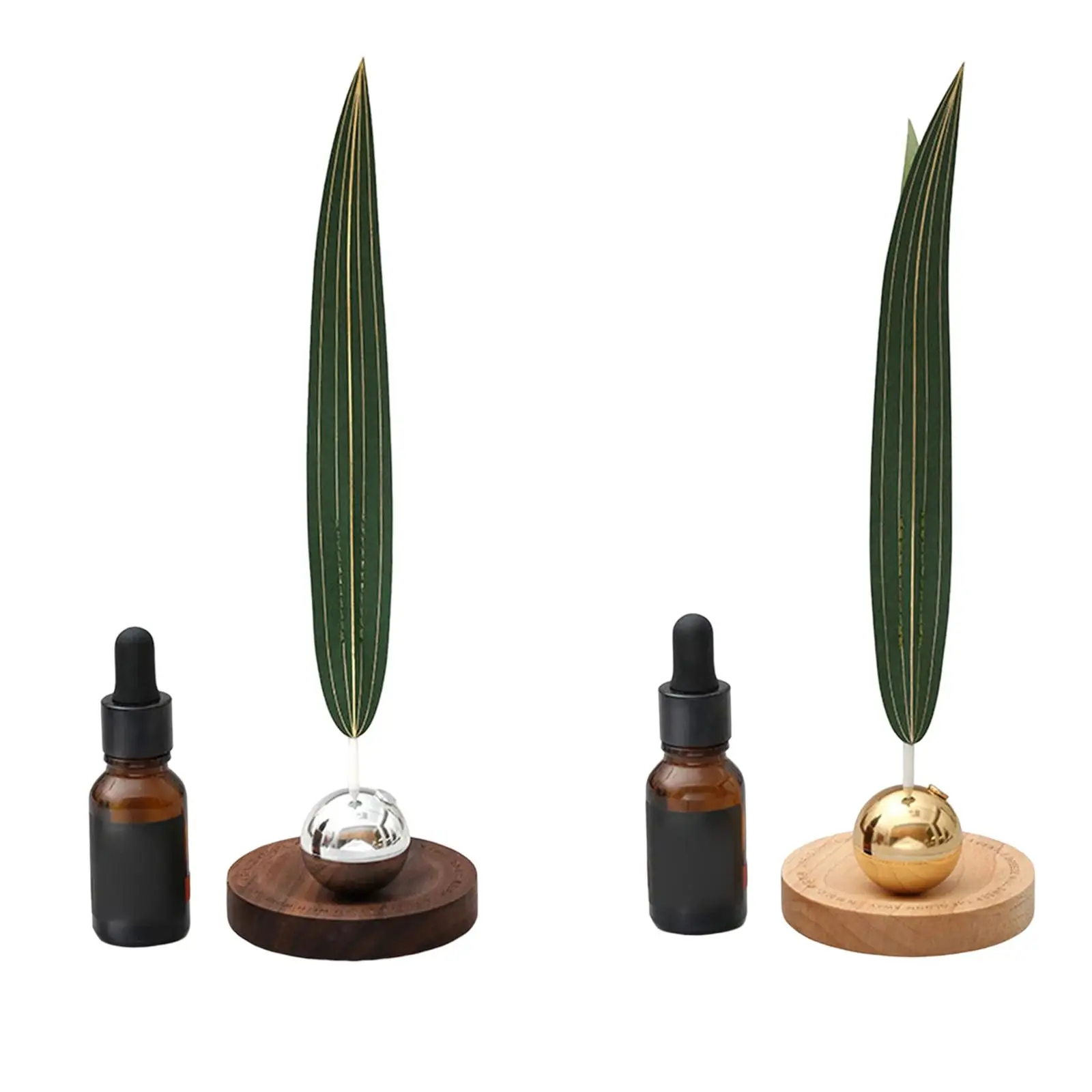 

Non Electric Diffuser for Essential Oil Wooden Base Desk Homes Essential Oil Diffuser Waterless Diffuser Wedding Party Office