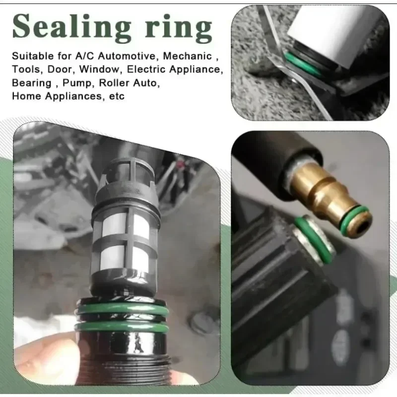 Elastic Band O-ring Rubber Gaskets Universal Air Condition Sealing Rings Faucet Pressure Plumbing Repair Washer Assortment Kits