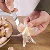 10/1pcs Stainless Steel Garlic Peeler Quickly Garlic Peeling Pig Hair Plucking Clip Manual Tweezers Gadgets Kitchen Accessories 2