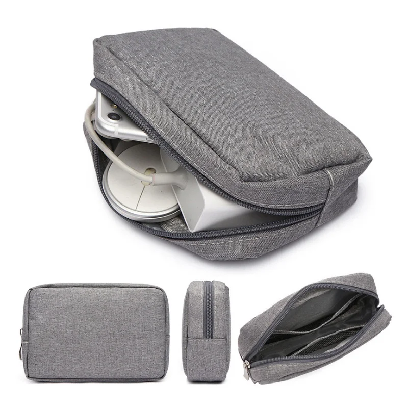 

Digital Storage Bag Mobile Phone USB Disk Power Packing Pack Pen Mouse Data Cable Storage Bag Travel Pouch Accessories