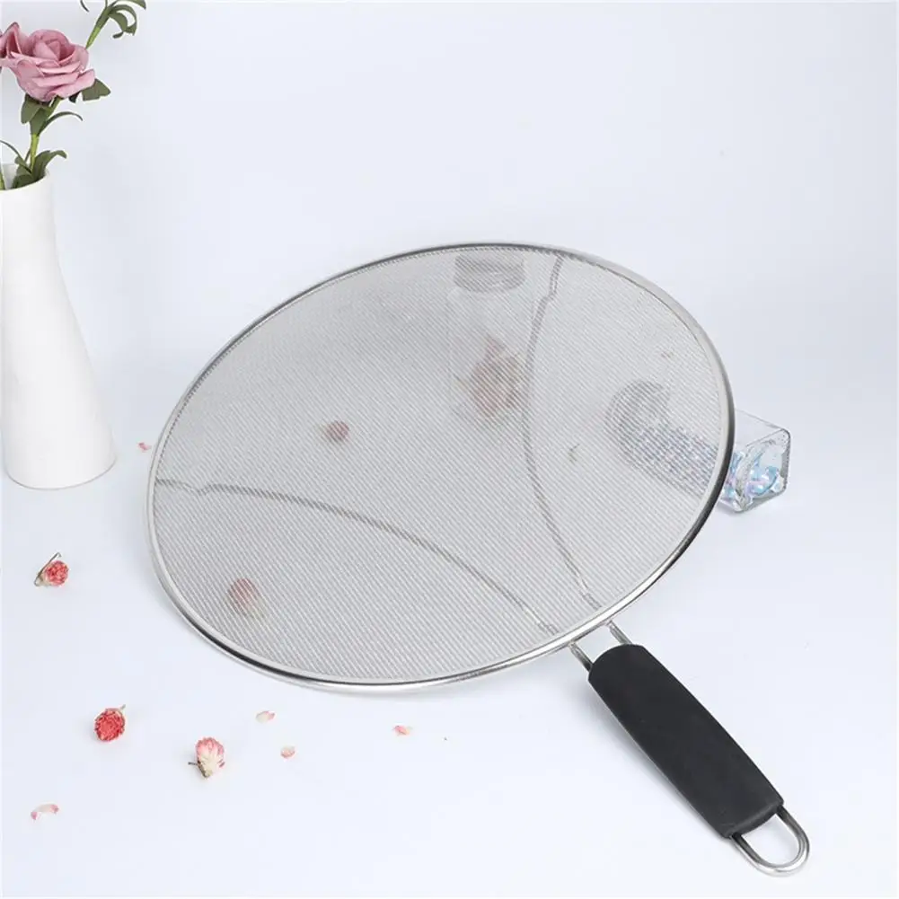 Heat Resistant Oil Proofing Lid Anti deformed Stainless Steel Frying