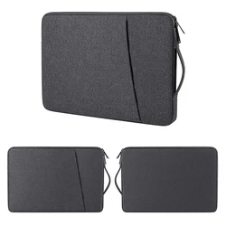Waterproof Laptop Sleeve Handbag Case - Stylish Notebook Cover for 15.6 Inch (Dark gray)