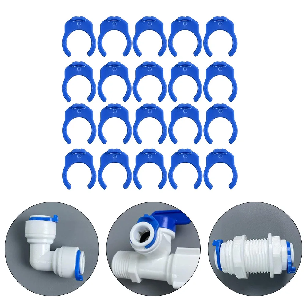 Description Picture 5 of item20Pieces Secure Locking Clips Plastic- For RO Reverse Osmosis Water Filter Fittings Kitchen Appliances Water Filters Parts