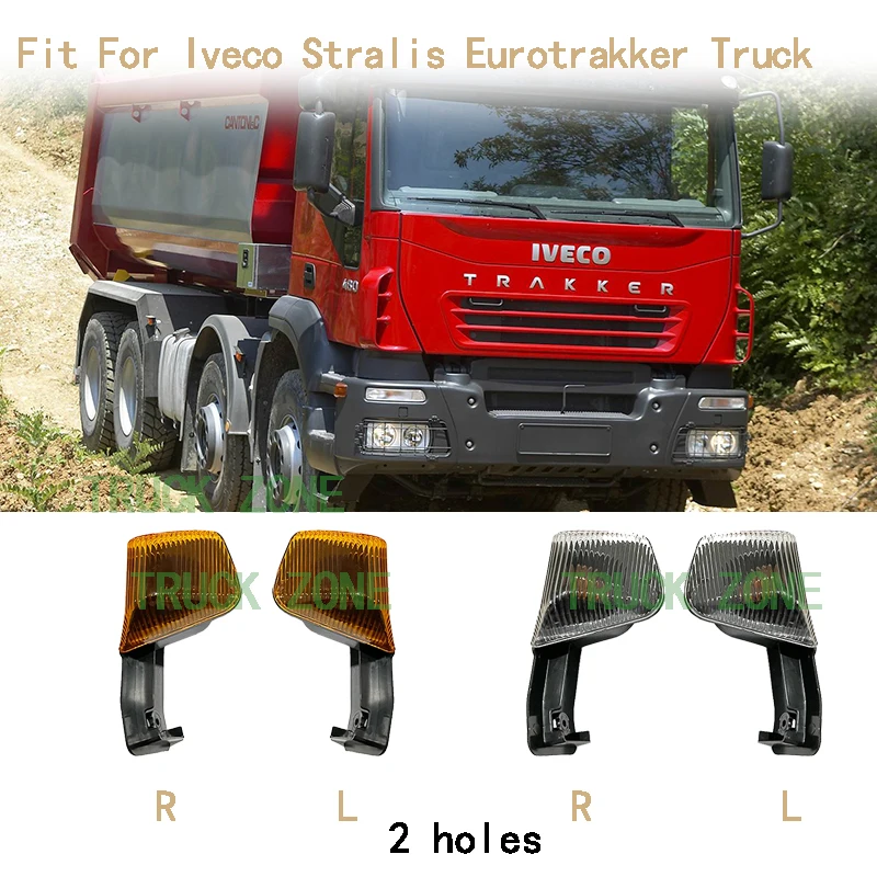 Indicatore Freccia Sinistra Destra Sulla Piattaforma Di Salita Adatto Per Iveco Stralis Trakker 2 Fori E Approva 5801572074 5801572080 2 Fori