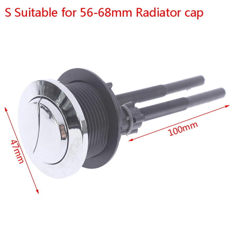 Description Picture 4 of item1Pc Plastic Round Shape Dual Flush Toilet Tank Button  Toilet Push Dual Flush Buttons Bathroom Toilet Hardware