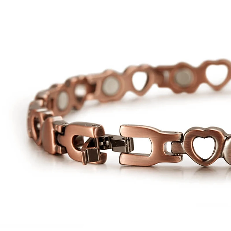 17 Style Vintage Copper Color Magnetic Weight Loss Bracelets for Women Pain Relief Bio Energy Blood Pressure Accessory Jewelry