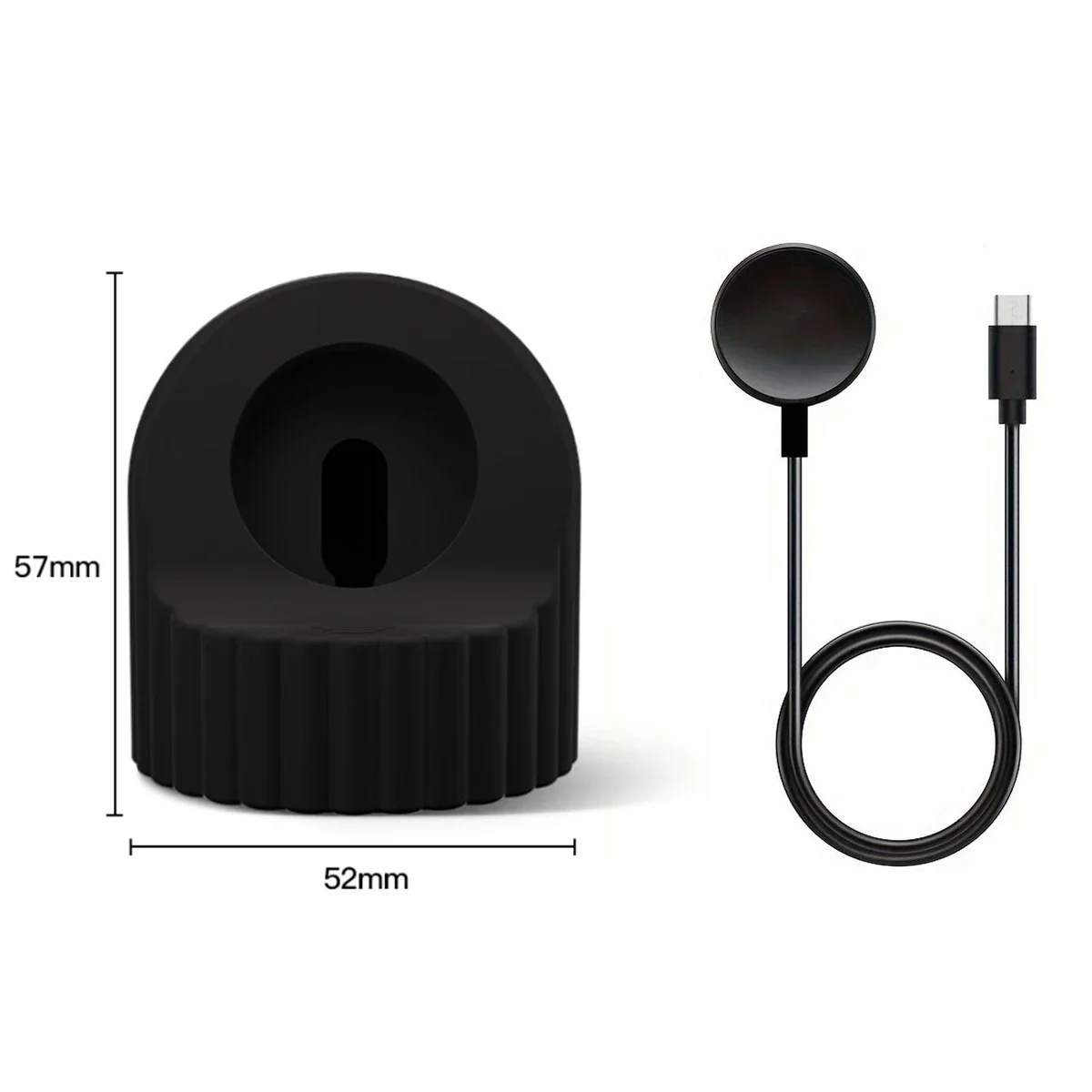 Silicone Watch Charger Stand For Apple Watch Ultra 10 9 8 7 6 SE 5 4 3 2 Charging Station Dock Holder 49mm 45 44 42mm 41 40 38mm