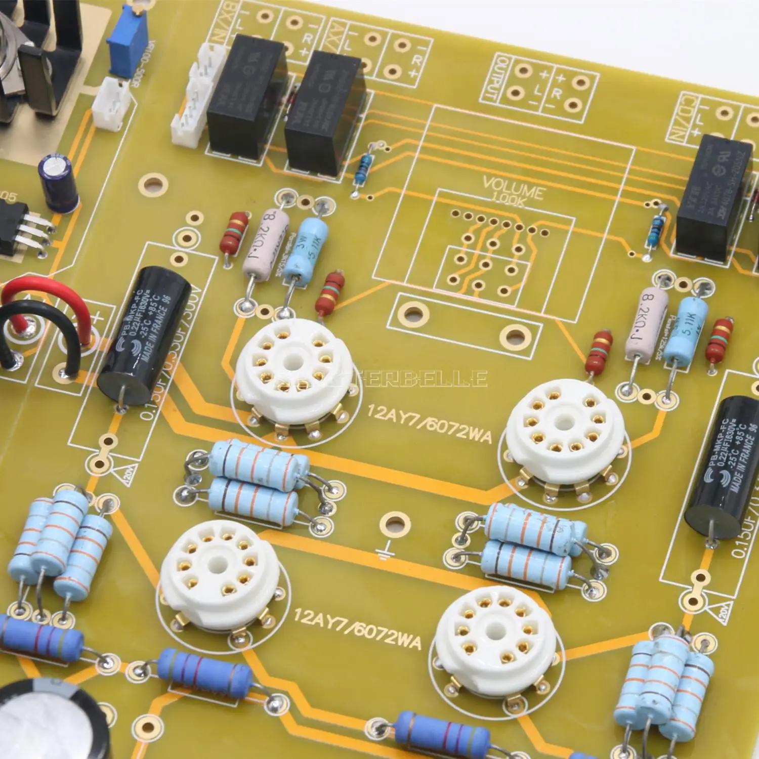 Basierend auf Kondo KSL-M7 Line HiFi DIY 12AY7 Vakuumröhre Audio Sound Vorverstärker Board Kit – Detail 7