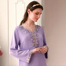 

Muslim Fashion Maxi Dresses for Women Islam Kaftan Abaya Dubai Ramadan Hijab Dress Turkey Robe Musulmane Longue Vestidos Jilbab