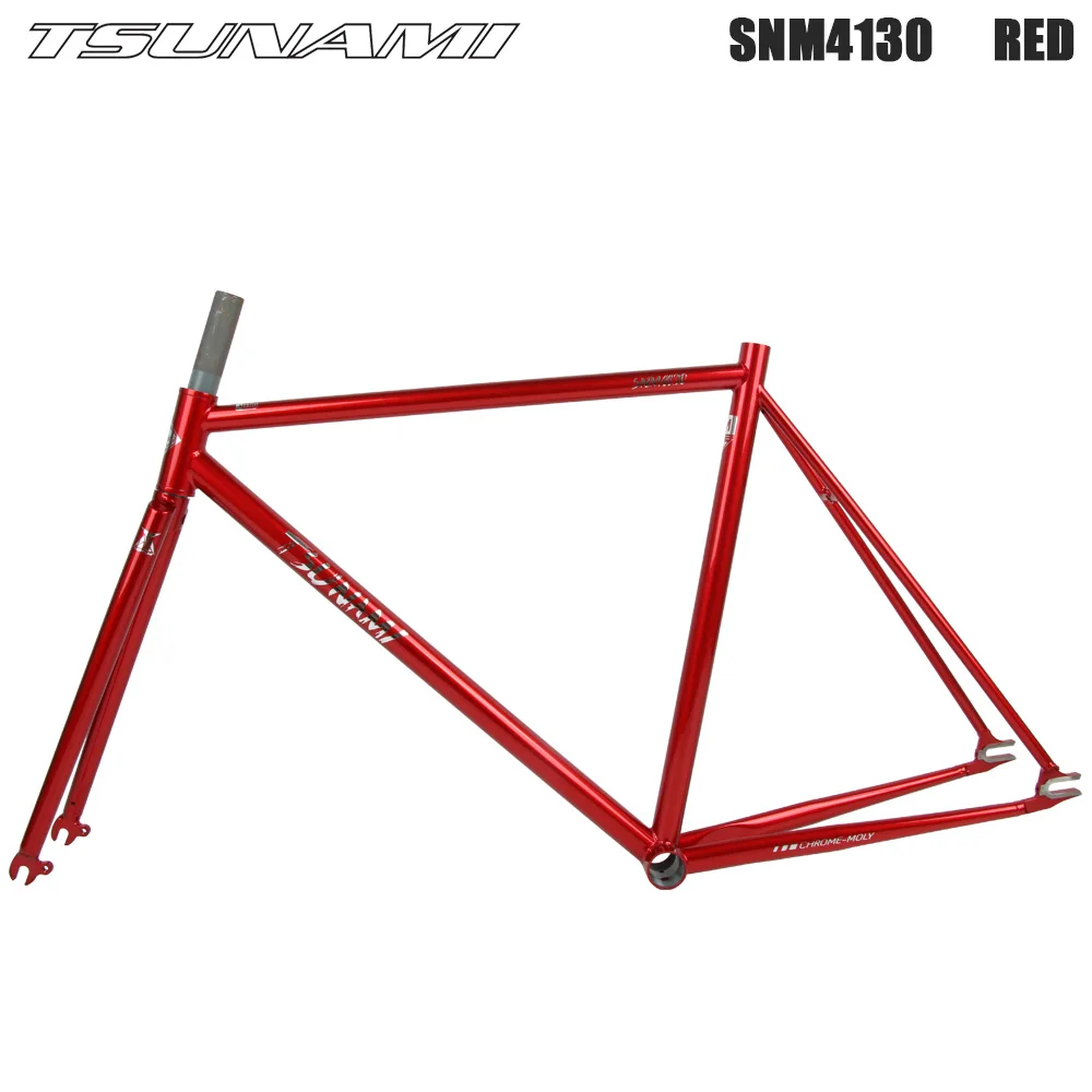 700C Fixed Gear Bicycle Frameset 50/52/55cm Racing Track Fixie