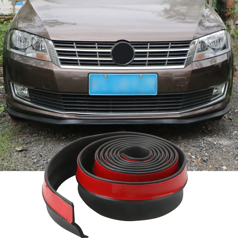 Universal Car Front Bumper and Side Skirt Anti-Scratch Protector Strip