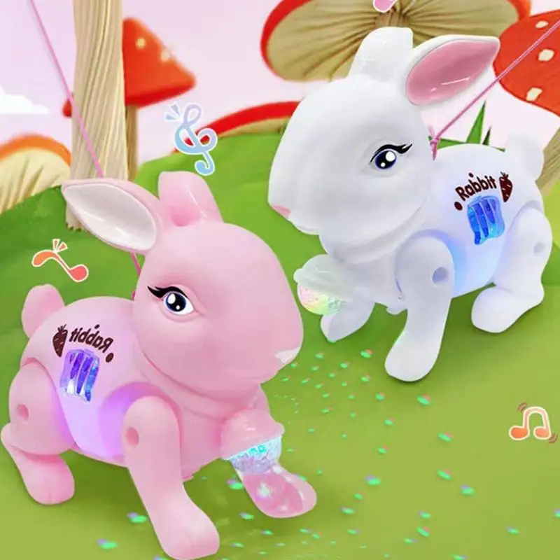 Pet Rabbit Led Lights Electronic Rabbit Light Electric Toy Children