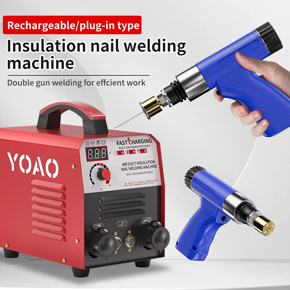 YOAO Insulated Pin Machine Duct Pin Welder Stud Welding Pins For Duct