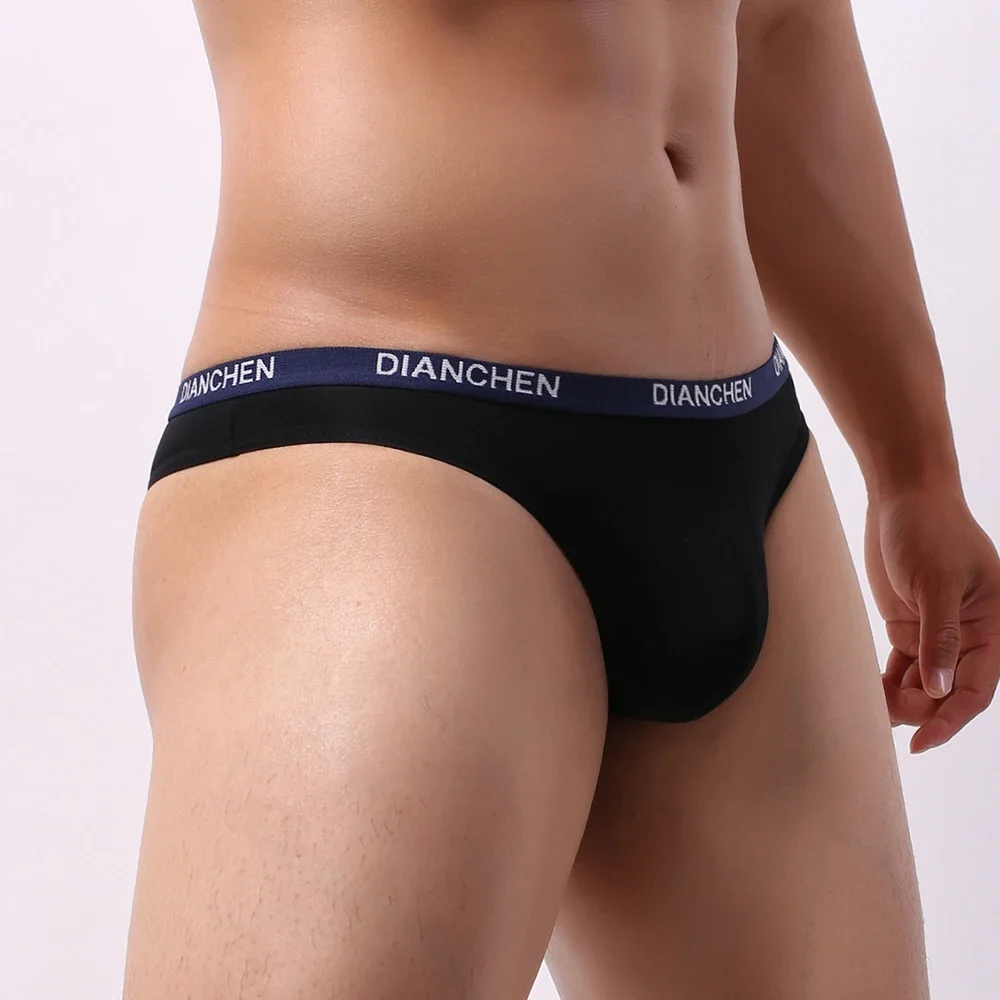 

Men Elastic Seamless Underpants Breathable Fungi-Proofing Briefs Underwear Male Comfortable Solid Underpants Panties