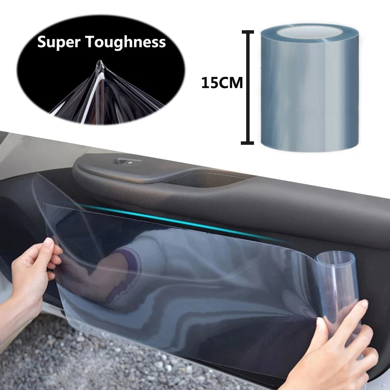 Universal Car Styling Moulding Protective Sticker Film Anti-scratch Car Door Edge Film Waterproof Protector Rhino Skin