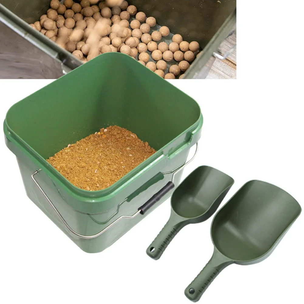 1Pc Baiting Throwing Spoon Bait Scoop Carp Fishing Tool Carp Fishing Lure Casting Shovel for Spomb Fishing Accessories