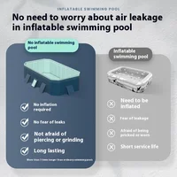 Piscine gonflable sans Installation, piscine de jeu d'eau, épaisse, résistante à l'usure, pliable, grande piscine extérieure 3