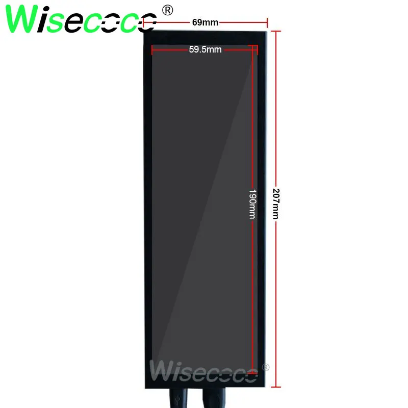 Wisecoco LCD  Ʈġ  ,    Ʈ  , Aida64 Ʈ, 7.84 ġ, 1280x400