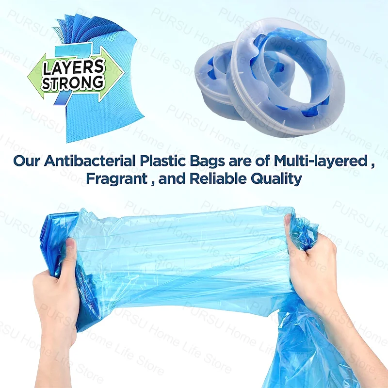 Diaper Refill Bags For Tommee Tippee For Twist & click Sangenic Tec Diaper Pails Degradable Garbage Replacement Bag trash bags refill,diaper pail refills