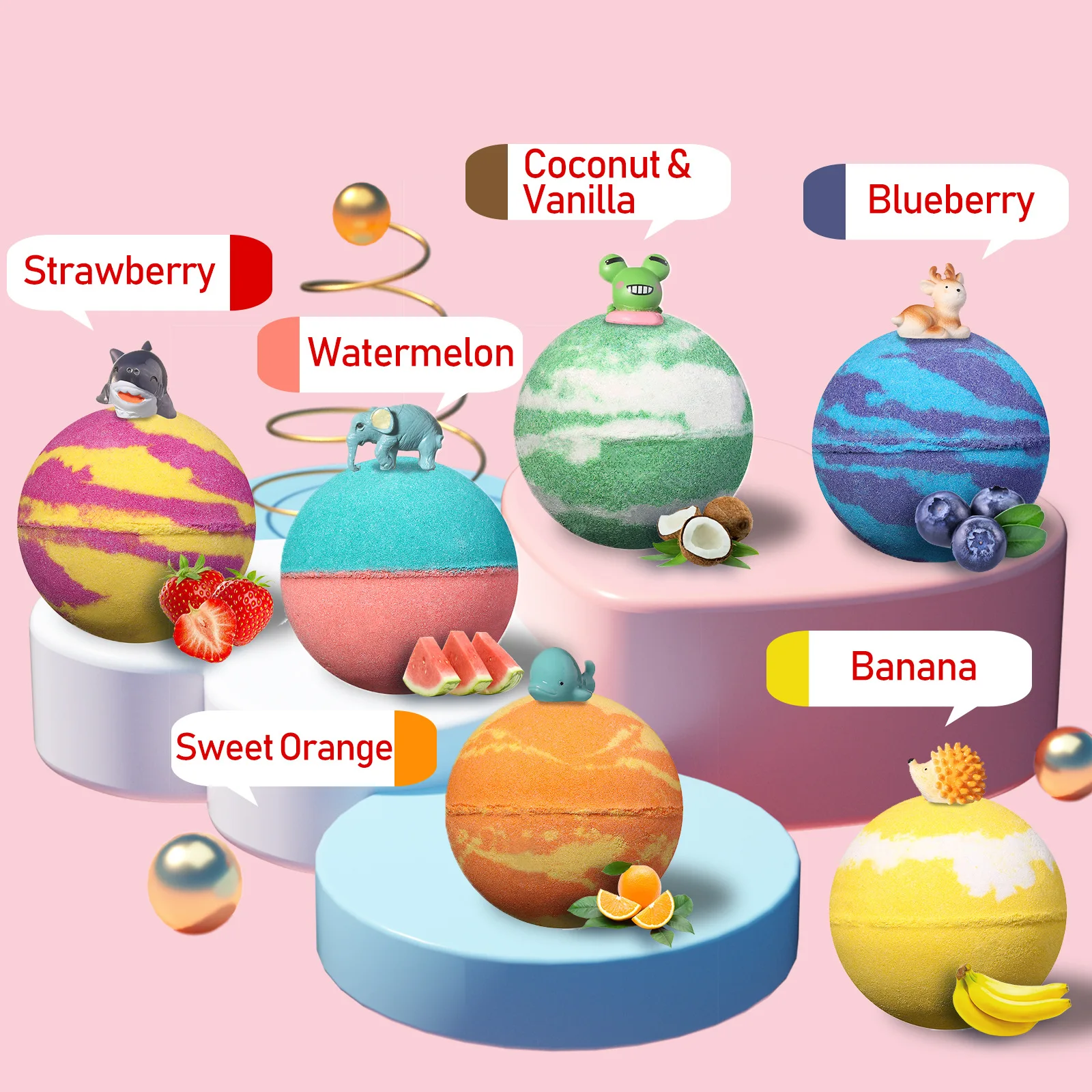 Bath Salts Essential Oil Bath Ball Moisturizes The Skin And Soothes The