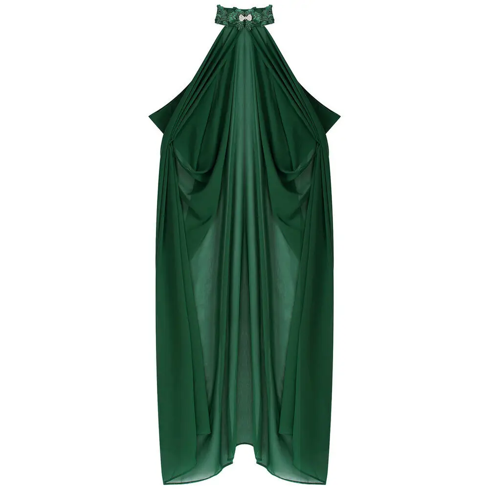 Chal De Plumas Gótico Para Mujer - Bufanda Con Cuello Para Halloween, Carnaval Y Cosplay