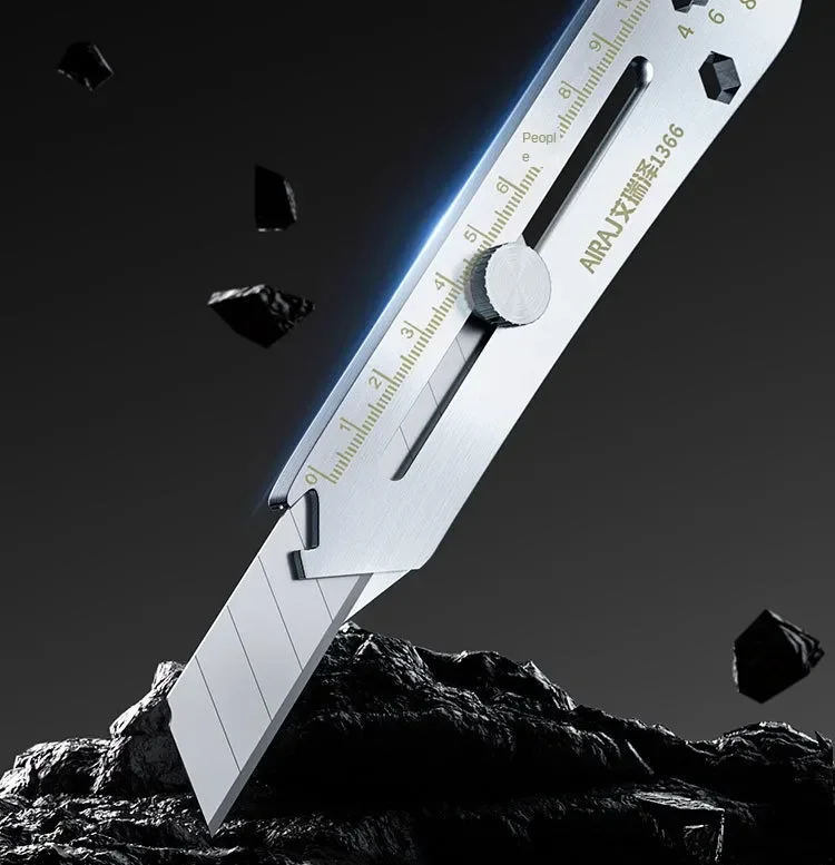 Description Picture 6 of itemAIRAJ 6 In 1 Multi-Functional Stainless Steel Graduated Practical Cutting Design/Ruler/Bottle Opener Multi Aperture Wrench Tools