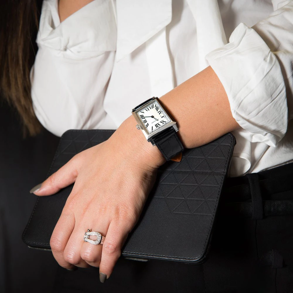 AGELOCER Original Brand Ladies Watches Women Fashion Quartz watch Genuine Real Leather Luminous 6.2MM Thin Dress Watche images - 6