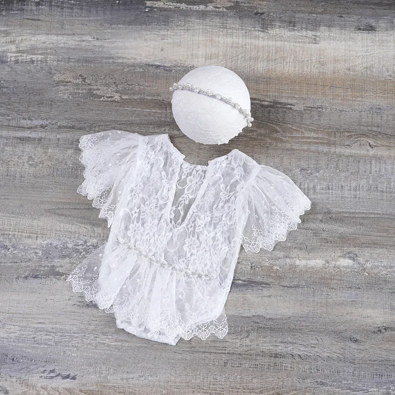

Fotografía Para Recién Nacidos Newborn Baby Things Cute Clothes Ropa Rompers Headband Infant Photography Studio Accessories