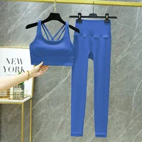 TRY TO BN Women's Tracksuit Yoga Sets Fitness Leggings Sports Bra Naked Sportwear Breathable Workout Two Pieces Suit Gym Clothes - Image 5