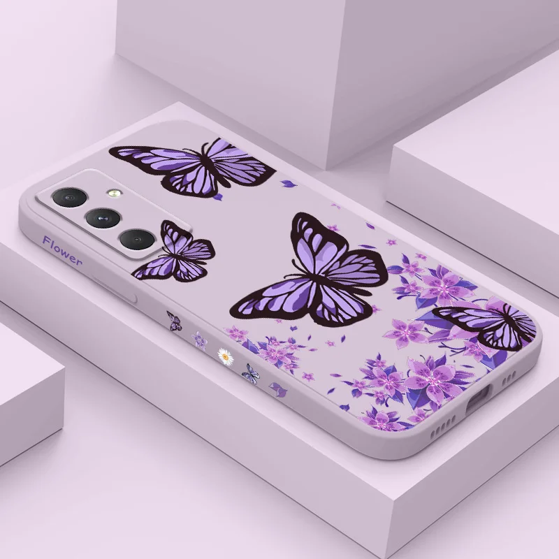 Enchanting Butterfly Silicone Phone Case - Dreamy Design