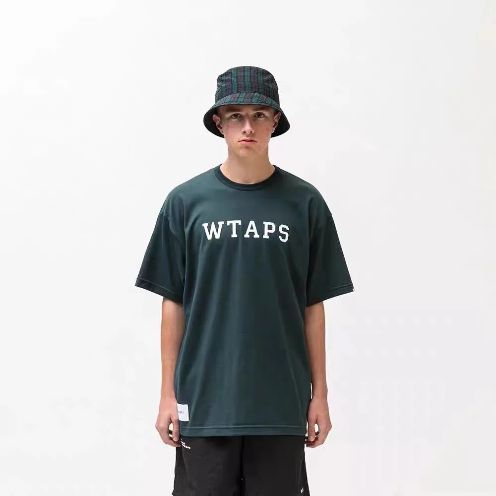 

WTAPS-Style 2024 Summer Casual Classic Lettered Short-Sleeved T-Shirt Men'S And Women'S Simple Casual Breathable Fashion