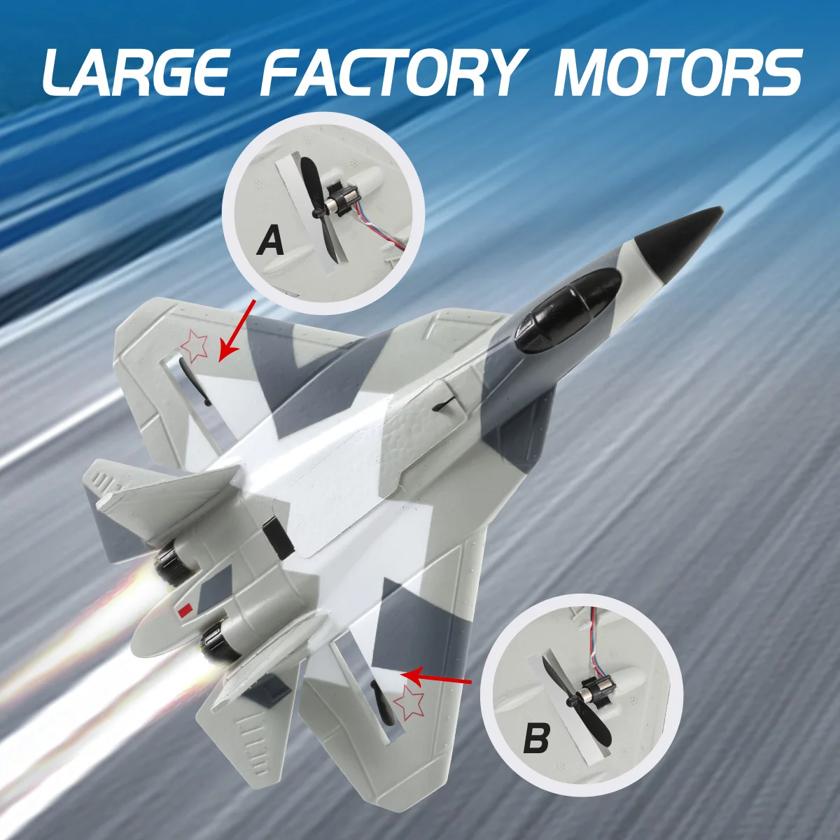 SU 57 Airplane RC 2.4G Remote Control Aircraft Electric EPP Foam Plane FX657 Rc Fighter Fixed Wing Hand Throwing Glider_voghion.com