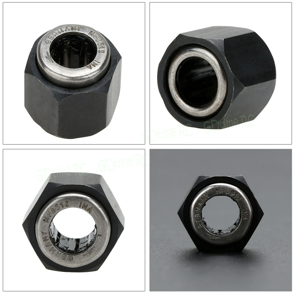 Cuscinetto Motore 1/10 Dilwe - Dado Unidirezionale Per Auto RC HSP E VX Da 12mm - Foto 5