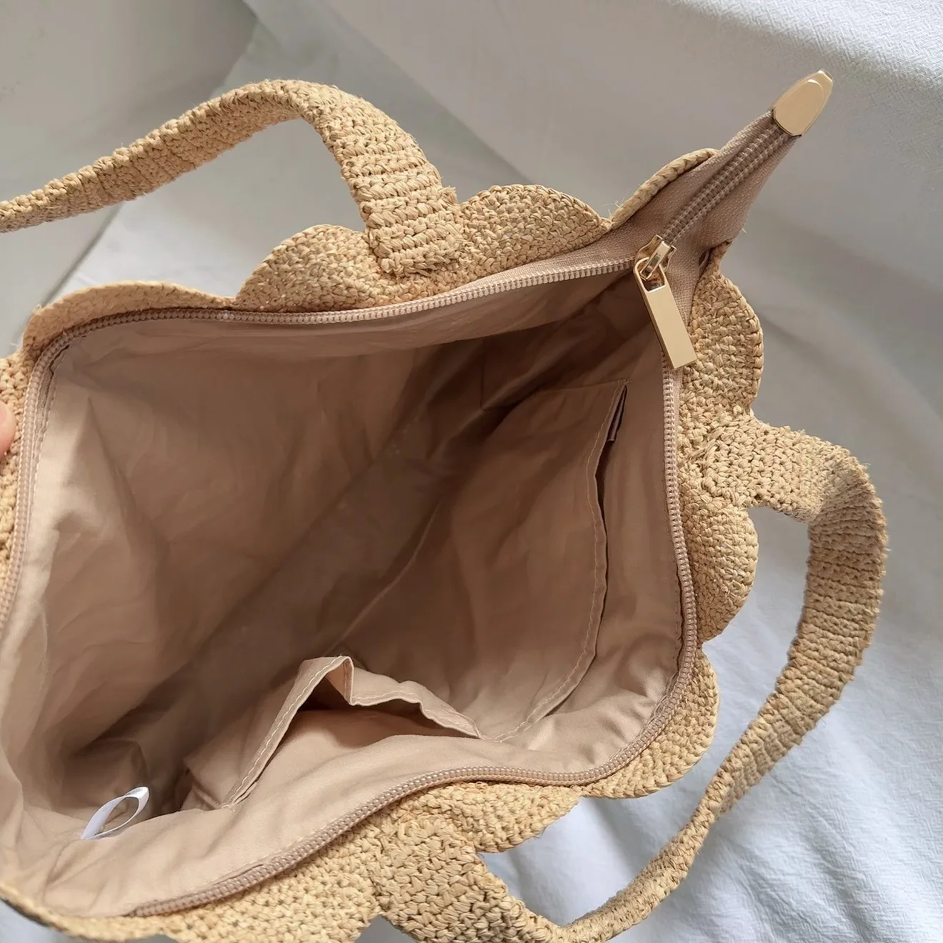 Casual Hollow Straw Bag Large Capacity Tote Designer Soft Lafite Woven Women Shoulder Bags Summer Beach Handbags Big Shopper Bag