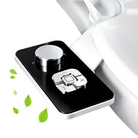 SAMODRA Bidet Attachment, Non-Electric Cold Water Bidet Toilet Seat Attachment with Pressure Controls, Retractable Self-Cleaning 1