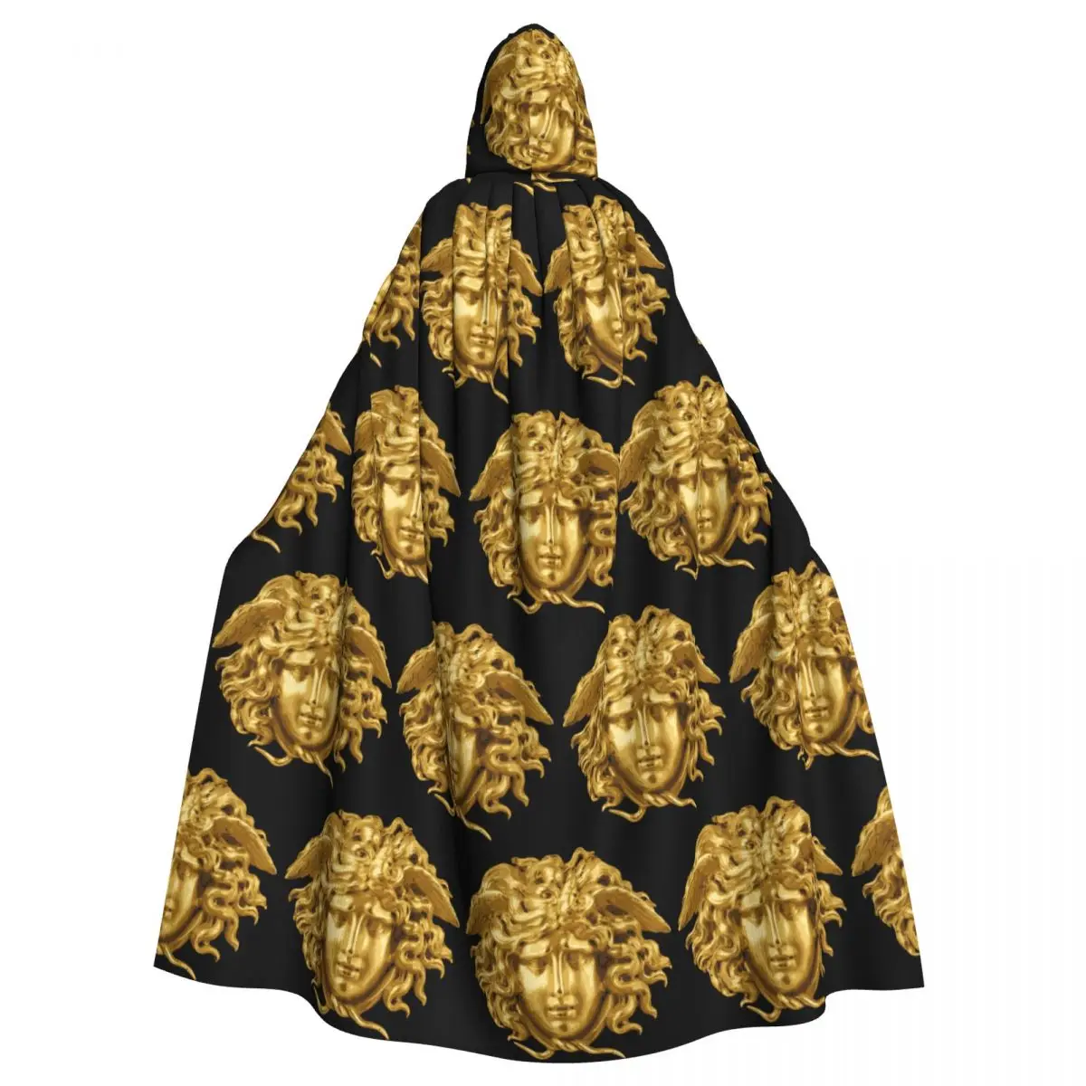 

Накидка с капюшоном для женщин и мужчин, длинный головной плащ со змеиными волосами греческой мифологии для Хэллоуина