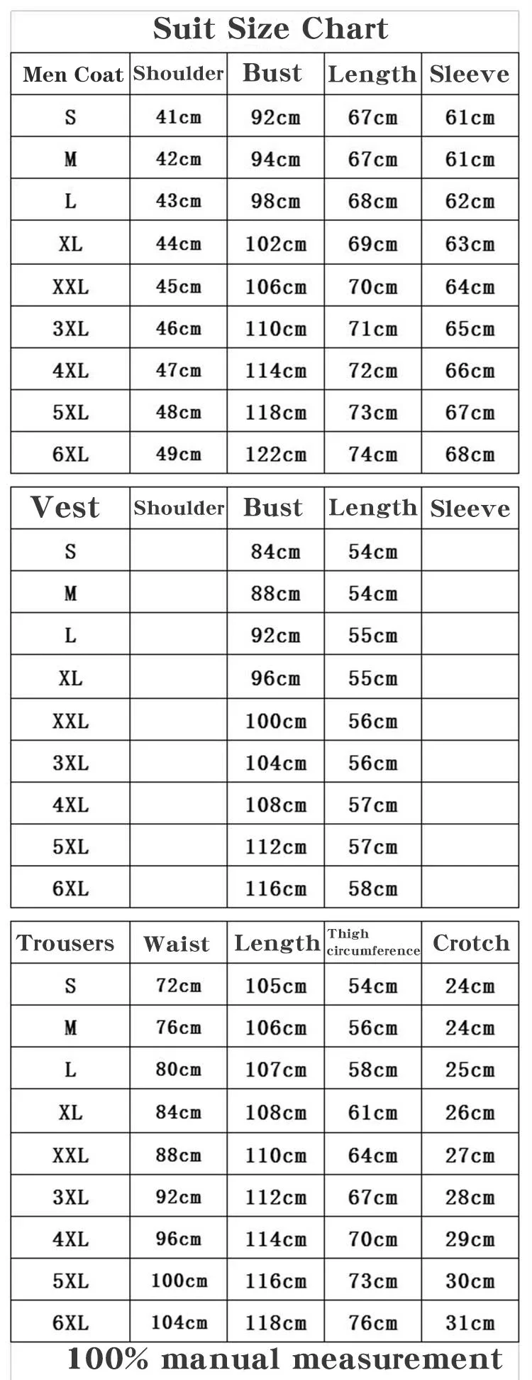 Description Picture 2 of itemSuits For Men Wedding Blazers Set Elegant 3 Pieces Jackets Vest Pants Luxury Business Formal Full Coats 2023 Free Shipping