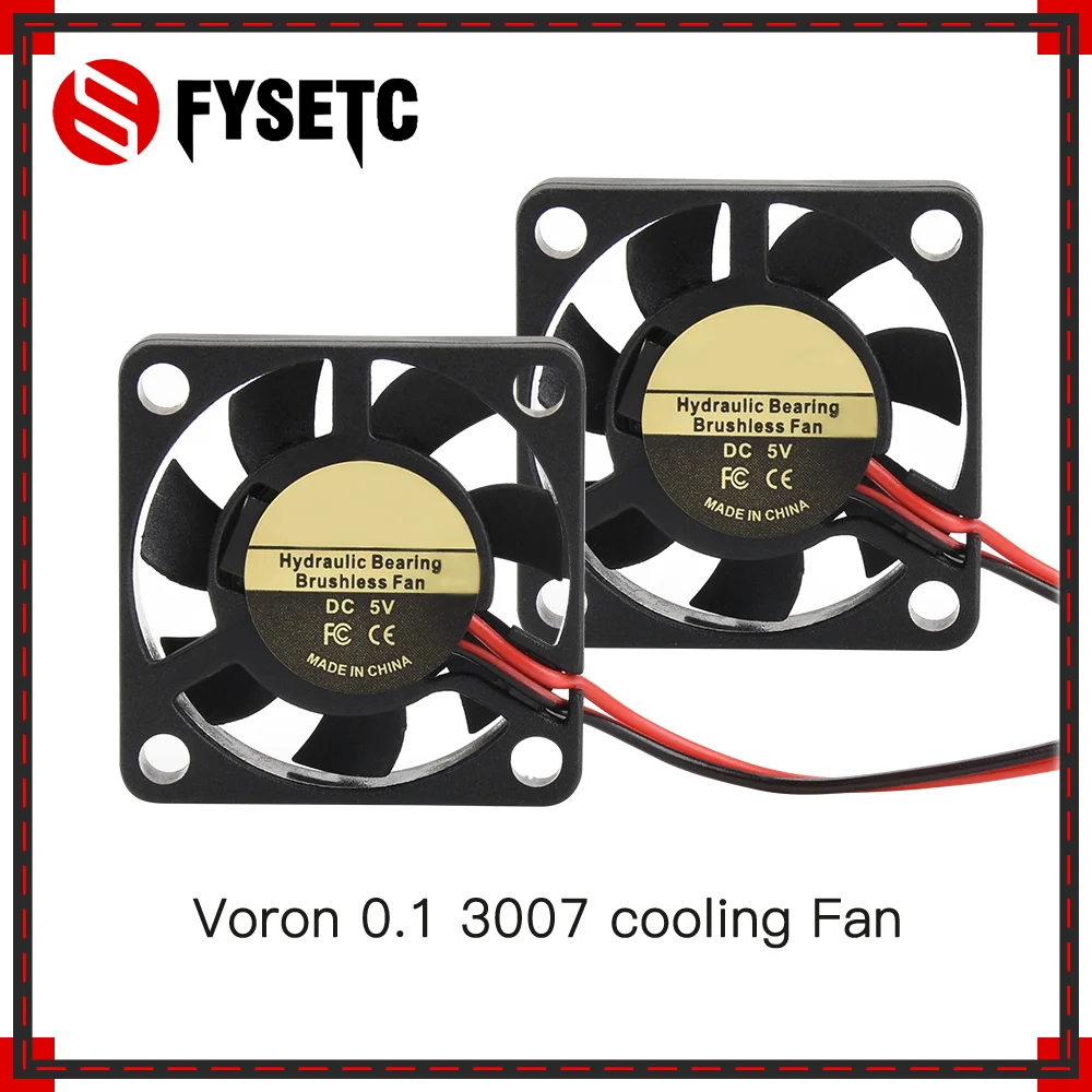 FYSETC 1 Pcs For Voron 0.1 3D Printer Accessories 3007 5V Axial Fan 3007 Cooling Fan