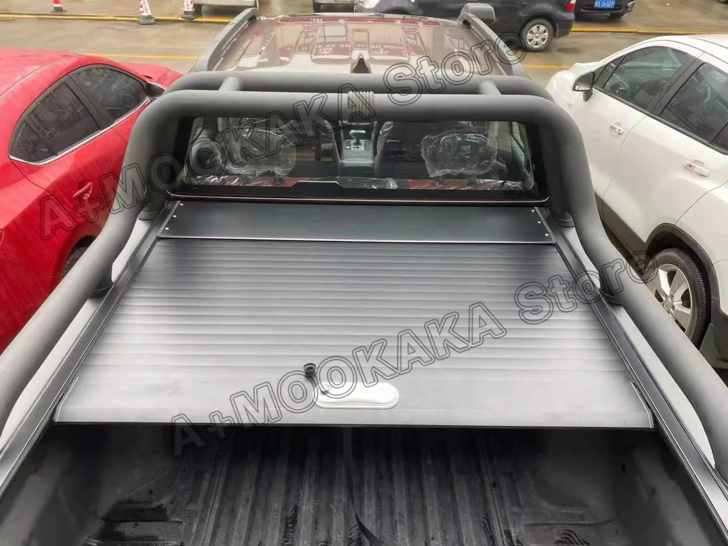 FOR-Ford-Ranger-pickup-back-cover-push-pull-telescopic-flat-cover ...