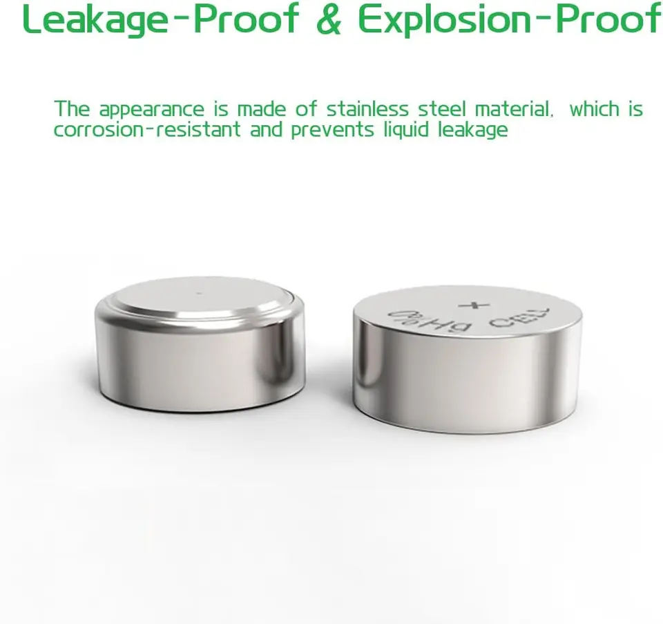 10 Pezzi Di Batterie Originali LR44 LR41 LR43 LR1130 A76 AG13 AG10 AG3 Ag12 189 L1154 A76 357a Lr44 Lr44 Toy Lamp Ag13 Batteria P 34518581 Cat 9721 - Foto 3