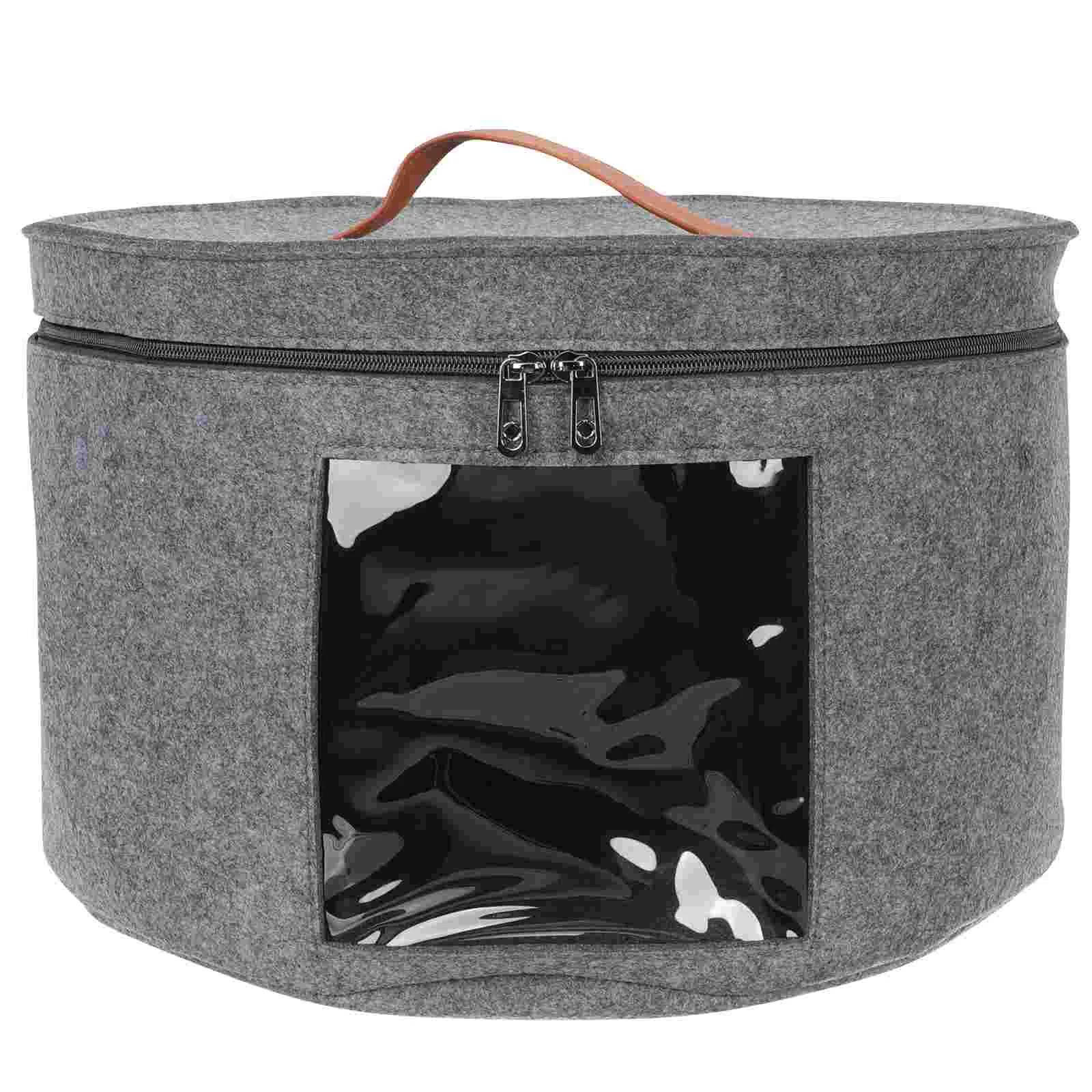 

Fedora Hat Carrying Case Storage Box Bowler Hats for Men Organizer Baseball Caps