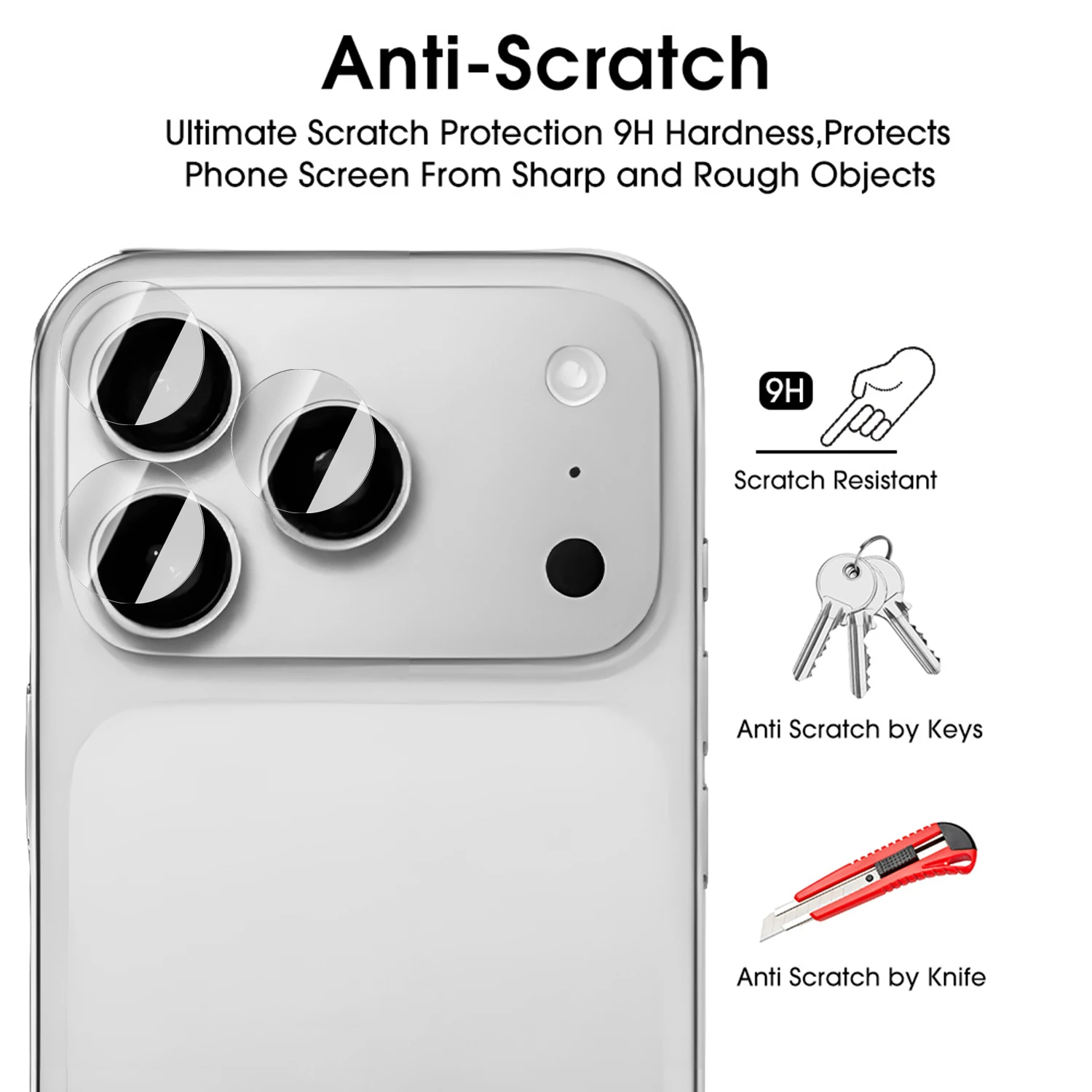Crystal-Clear HD Camera Lens Protection - 9H Tempered Glass Protective Film